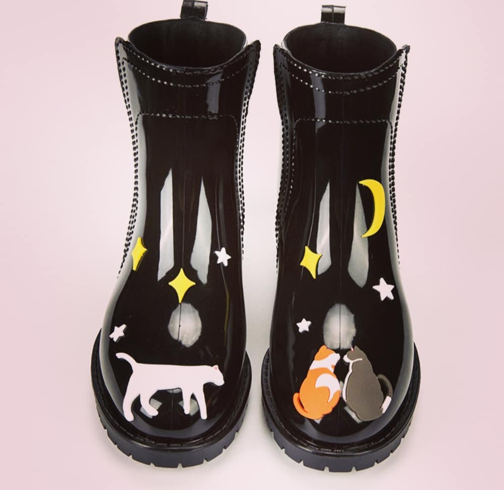 Women s Gumboots Cute Kittens adultsgumboots cats formoms gumboots pets YUB Best Price and best gift in at gift store Mommy s Pouch