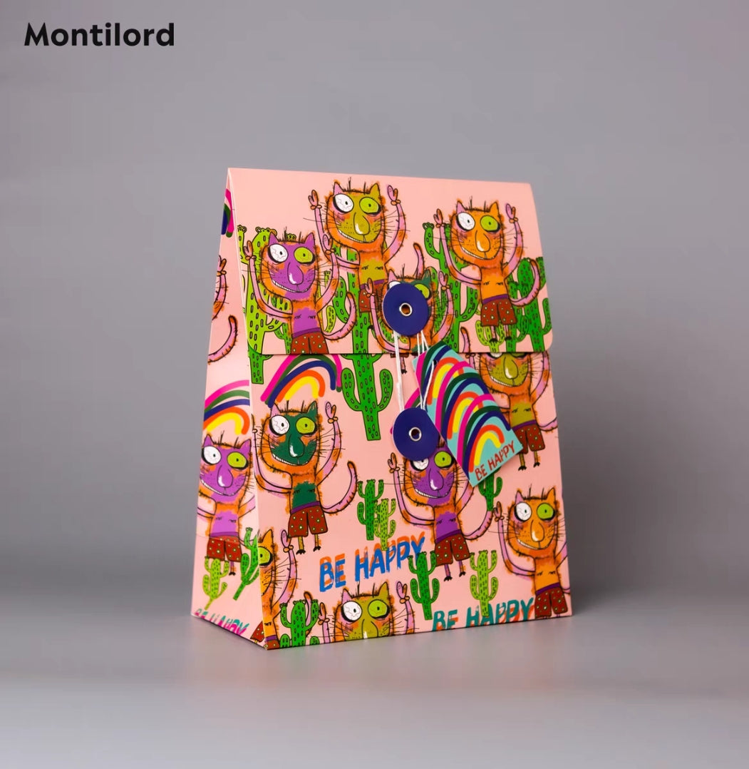Happy kittens - Gift bag - Premium and Unique gift giftbag, montilord, pets Gift bags from Montilord - Shop now at AU family concept store Mommy's Pouch