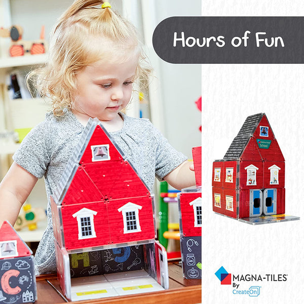 MAGNA-TILES® STRUCTURES® ABC SCHOOLHOUSE - Premium and Unique gift 3+, createon, creativeplay, forkids, magnatiles, magnettoys, toddler Magnet Toys from Magna-Tiles - Shop now at AU family concept store Mommy's Pouch