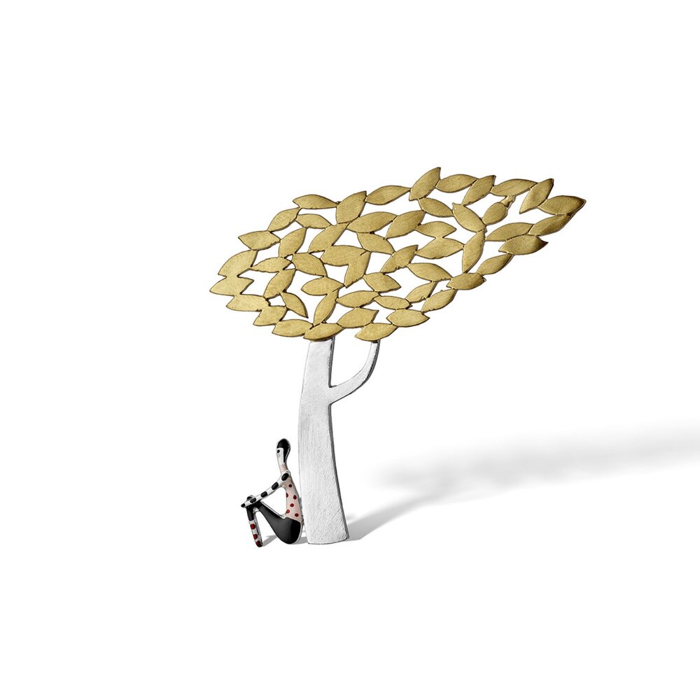 Man Under The Tree Brooch - Premium and Unique gift brooch, formoms, handmade, jewellery, kissthefrog Jewellery from Kiss The Frog - Shop now at AU family concept store Mommy's Pouch