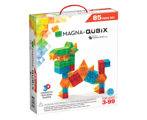 PRE-ORDER Now for the Magna-Qubix® 85-Piece Set! - Premium and Unique gift 3+, animals, creativeplay, forkids, magnatiles, magnettoys, preschooler, stem, toddler Magnet Toys from Magna-Tiles - Shop now at AU family concept store Mommy's Pouch