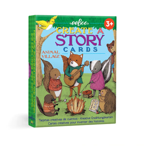 eeBooCreate and Tell Me A Story - Animal Village - Premium and Unique gift 3+, animal, boardgame, cardgame, eeBoo, forkids, imaginativeplay, toddler Boardgame from eeBoo - Shop now at AU family concept store Mommy's Pouch