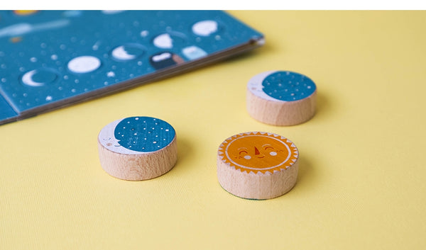 Sun & Moon Tic Tac Toe - Premium and Unique gift 3+, forkids, londji, tictactee, toddler, toytogo, woodentoy Boardgame from Londji - Shop now at AU family concept store Mommy's Pouch